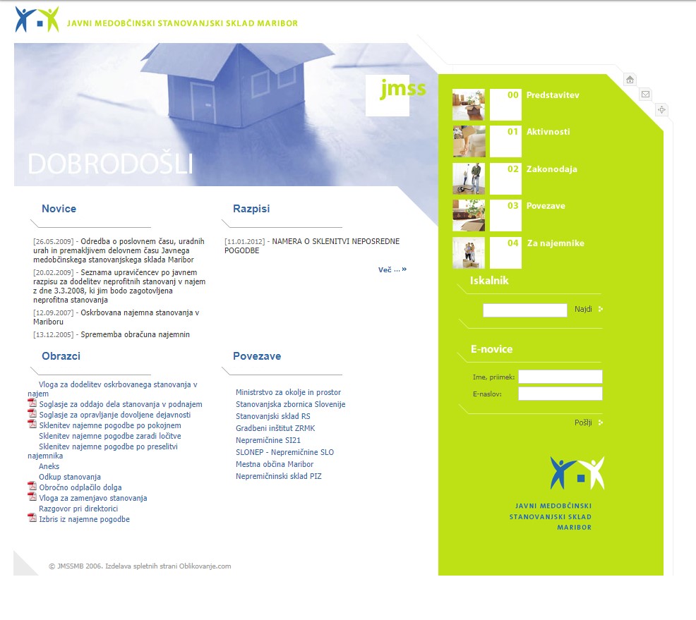 Projekt JMSSMB - Izdelava spletnih strani, CMS sistema in CRM sistema
