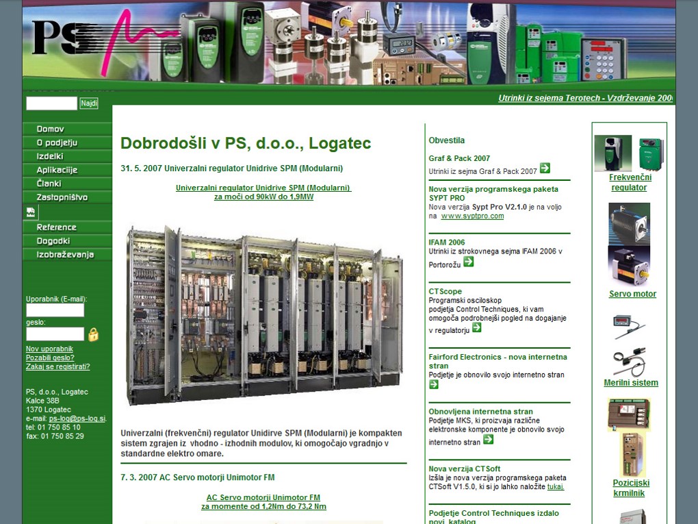 Spletna trgovina PS Logatec
